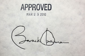 Obama approves the ACA