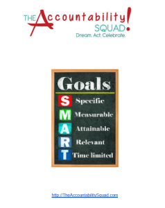 smart goals cover