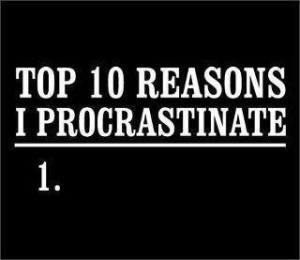affirmation and procrastination