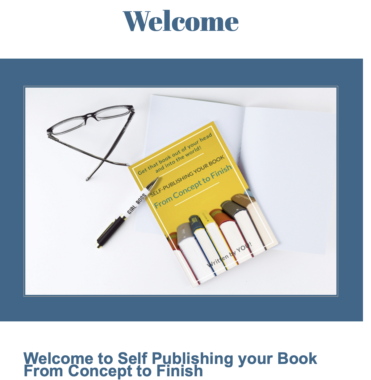 Self-Publishing from Start to Finish 2023