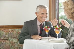 couple in restaurant