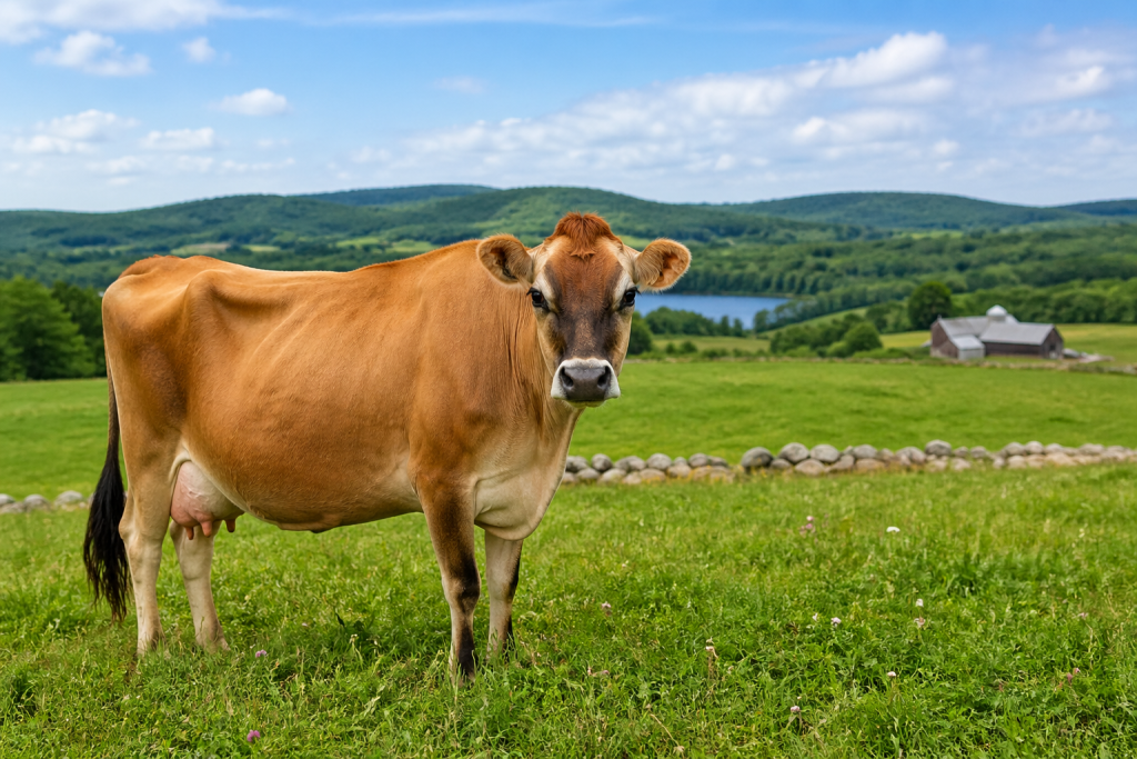 cow in a field