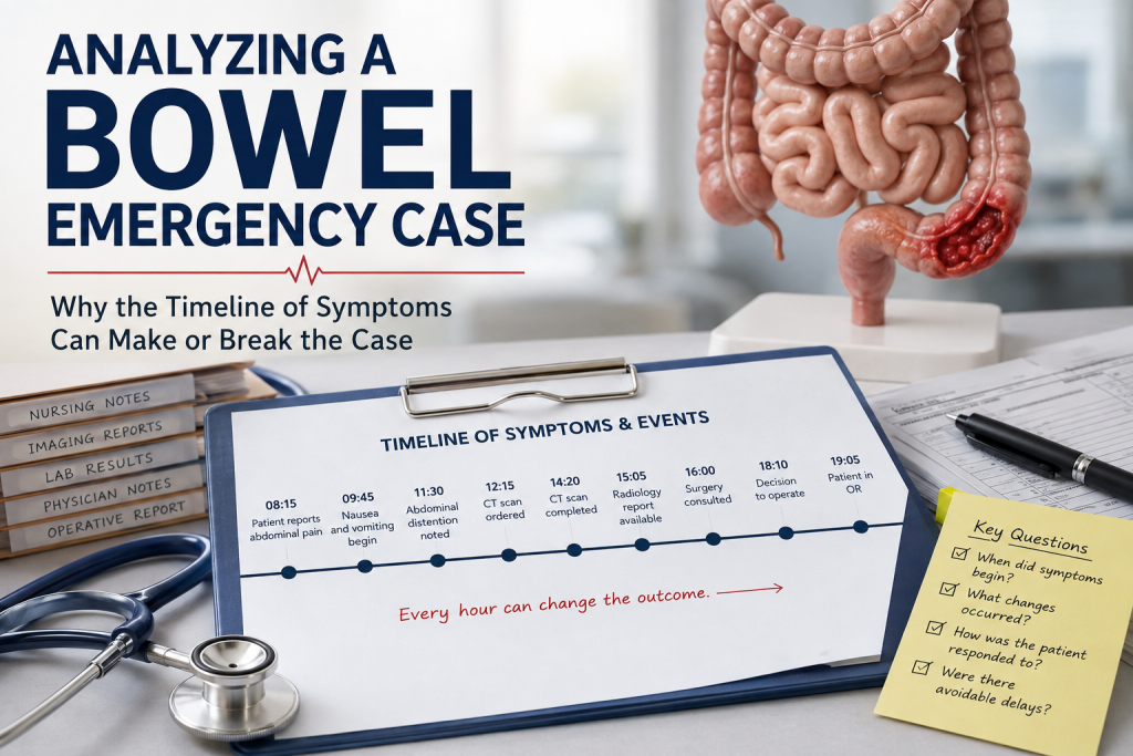 image of a bowel emergency