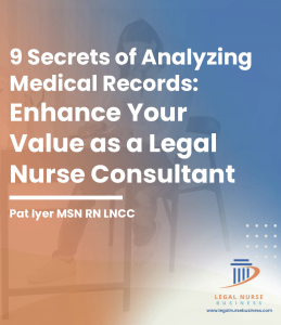 Cover of free report on analyzing medical records