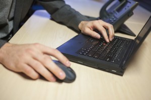 person with laptop computer