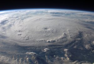 hurricane as seen from space
