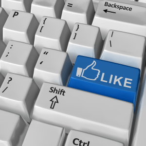 keyboard with Like button